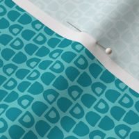 Turquoise Coordinate Pattern TQ5 (part of Little Africa collection Quilt C)