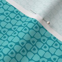 Turquoise Coordinate Pattern TQ7 (part of Little Africa collection Quilt C)