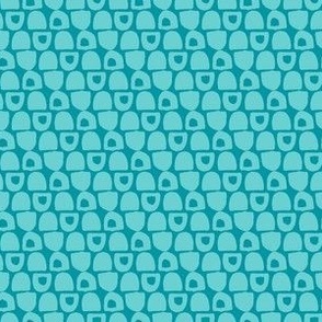 Turquoise Coordinate Pattern TQ7 (part of Little Africa collection Quilt C)