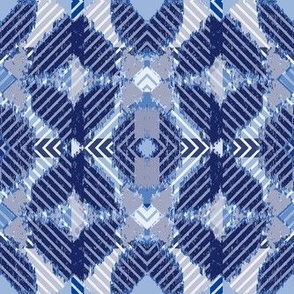 Viva Ikat Blue Grey