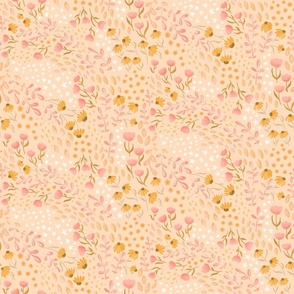 Floral Flow - Large Pink Tones