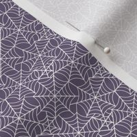 mini scale spiderweb - light slate purple