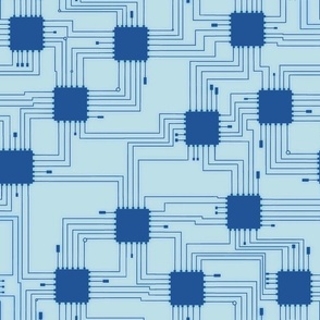 Futuristic Micro chip circuit board design