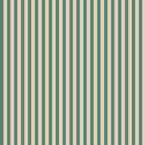 Green and Cream Stripe- Large