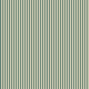 Green and Cream Stripe- Medium