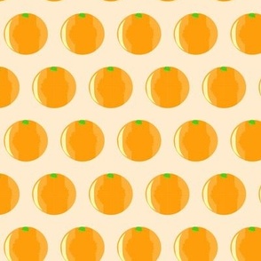 Oranges on Pale Orange