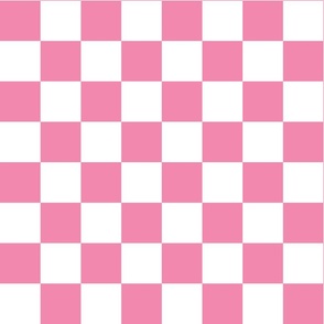 Old Skool Check Lg | Hot Pink + True White