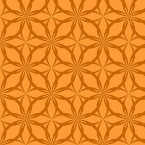 Gothic Trellis Orange Pattern