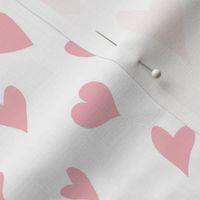 Love Hearts Pattern - Inverse Pretty Pink