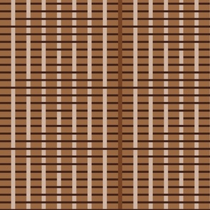 Diamond shape stripe illusions in Earth tone Browns