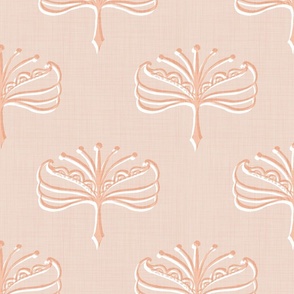 Simply Vintage Bloom in Blush and Peach - Large
