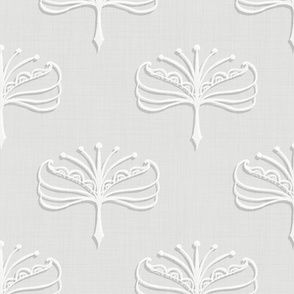 Simply Vintage Bloom in Pale Gray - Large