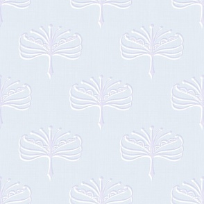 Simply Vintage Bloom in Cool Sky Blue and Lilac