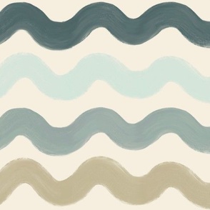 Carly - Cool Waves Print