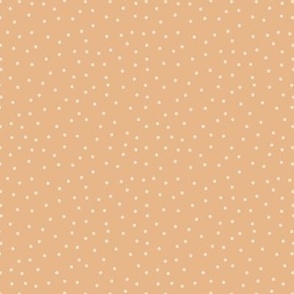 BKRD Sweet Valentine polka dots 4x4 rusty mustard