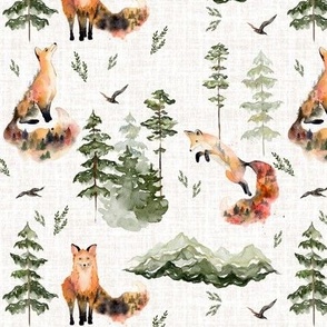 Fox and Fauna-Cream