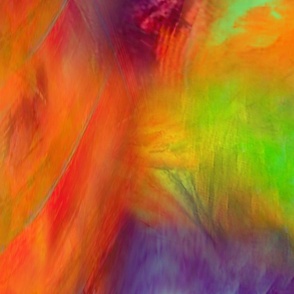 Rainbow Gradient Watercolor Paint - Colorful Desig