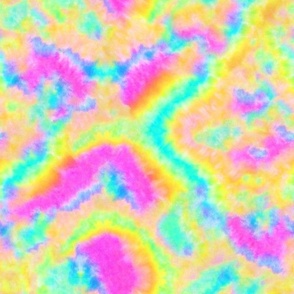 Abstract Neon Tie Dye