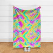 Abstract Neon Tie Dye | Oversized
