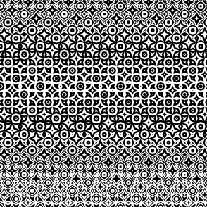 Abstract Morphing Geometric in Black and White