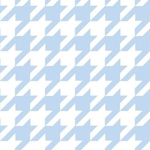 Houndstooth - 2-inch - Breezy Blue - Large Scale