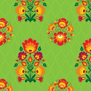 Polish Floral Wallpaper