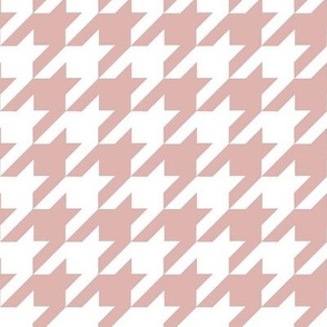 Houndstooth - 2-inch - Princess Pink - Large Scale