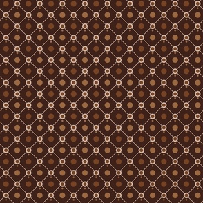 small scale chocolate box geometric browns by rysunki_malunki