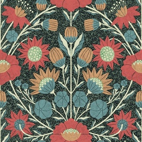 Eclectic Floral Pattern - large scale