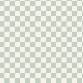 mini micro retro checker in dewkist light green checkerboard