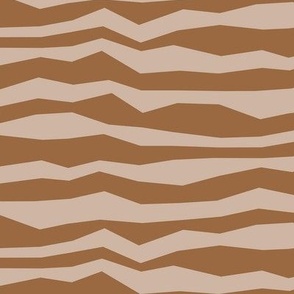 Wacky stripes / Large scale / Earth tone