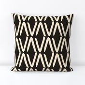 chevron zigzag lines - monochrome