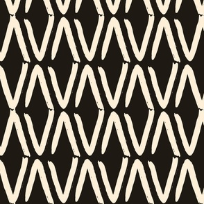 chevron zigzag lines - monochrome