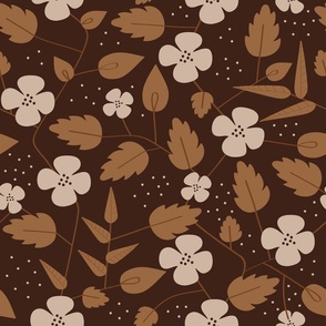 Floral Earth tones