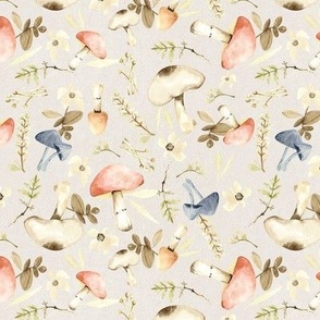 Woodland Stroll  - 01 - Taupe Background