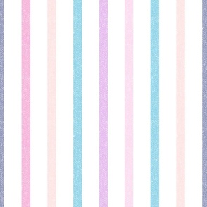 Textured Pastel Plums Vertical Thin Stripes LS