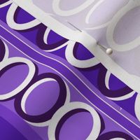 Vivid Party Table Linen Stripes Purple 
