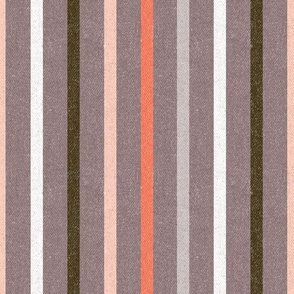 Textured Spice Oak Vertical Thin Stripes LS