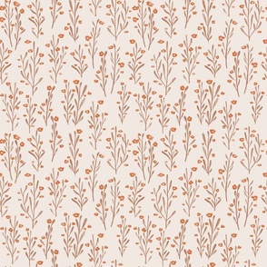 Millie - Earthy Brush  Foliage { mid scale }