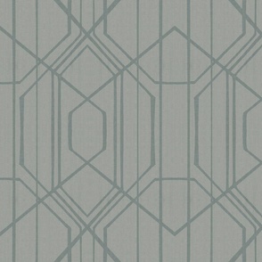 Chinoiserie B -gray on gray (large scale)
