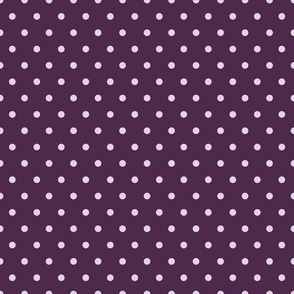 Dark Purple Tonal Polka Dots 12 inch