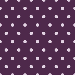 Dark Purple Tonal Polka Dots 24 inch