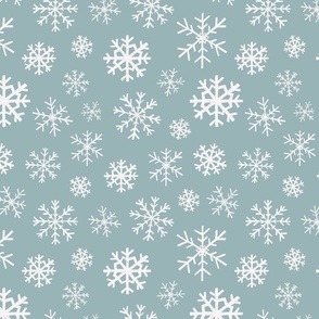 Shop Curated Snowy Winter Fabric | Spoonflower