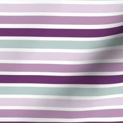 Purple and Blue Stripes 6 inch