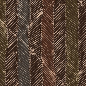 (M-L) Rustic Chevron Masculine Dark Palette