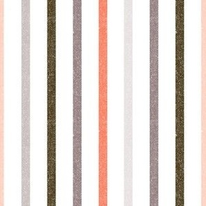 Textured Autumn Vertical Thin Stripes