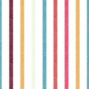 Textured Festive Vertical Thin Stripes