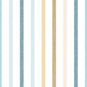 Textured Pastel Ocean Vertical Thin Stripes