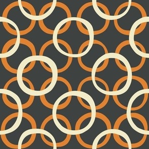 layers of rings in orange (large)