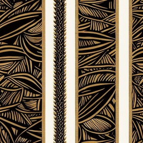 Fronds Bold Gold LARGE